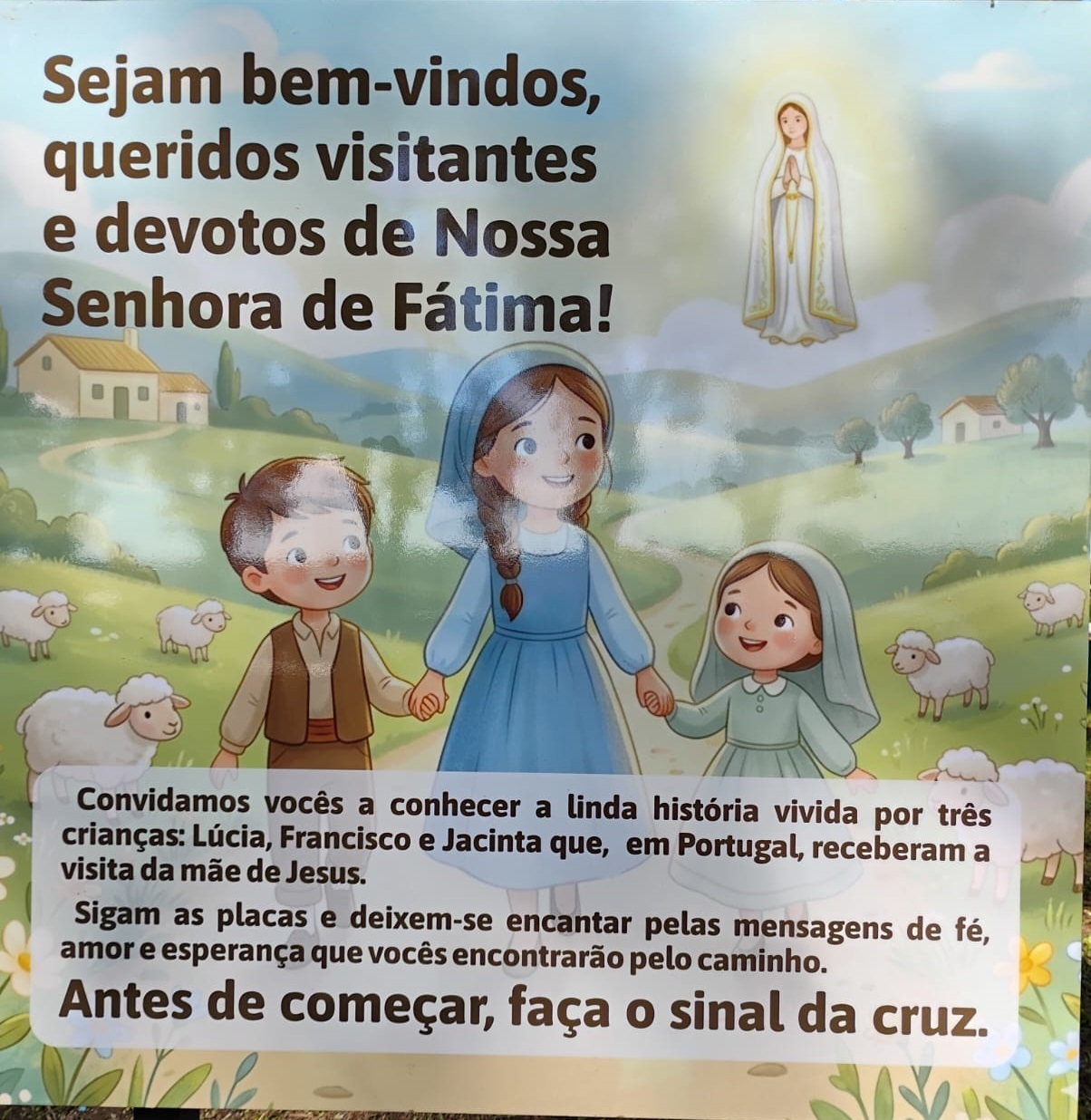 Bem-vindos ao Caminho de Fátima