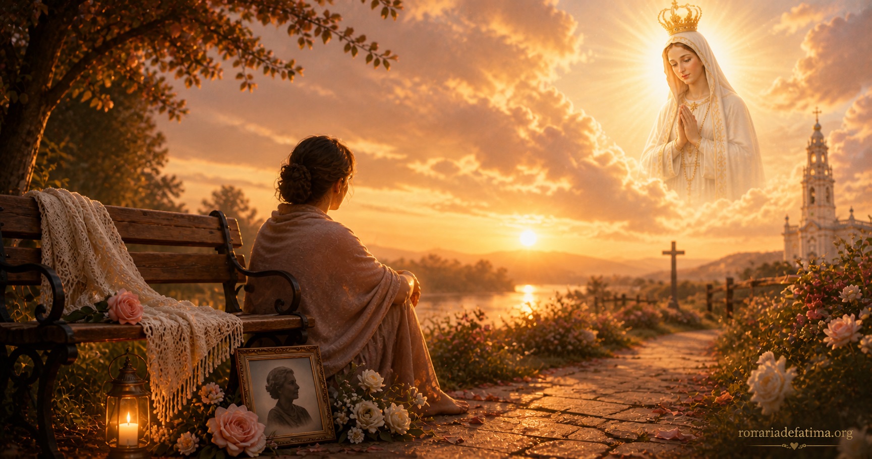 Saudade de mãe representada em oração e fé